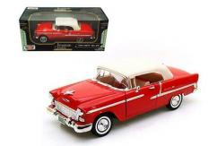 Motormax  1/18 1955 Chevrolet Bel Air Soft Top - Red image