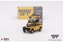 Mini GT 1/64 Land Rover Defender 110 1989 Camel Trophy Amazon Team Japan image