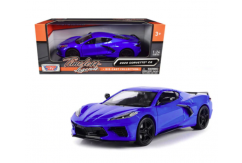 Motormax 1/24 2020 Corvette C8 Blue image