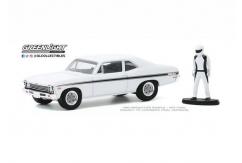 Greenlight 1/64 1972 Chevy Rally Nova with Race Driver image
