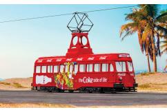 Corgi 1/76 Coca-Cola Single Decker Tram - Coke Side of Life image