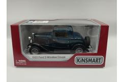 KiNSMART 1/34 Ford 3 Window Coupe 1932 Metallic Blue image