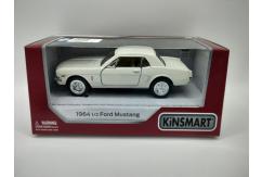 KiNSMART 1/36 Ford Mustang 1964 1/2 White image