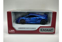 KiNSMART 1/38 Lamborghini Sesto Elemento Blue image