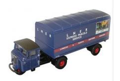Oxford  1/76 Mechanical Horse Artic Van Trailer  image