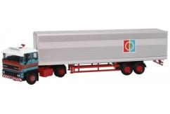 Oxford  1/76 DAF 3300 Short Van Trailer Pollock image