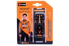 Bburago 1/64 McLaren MCL39 F1 2025 #4 Lando Norris image