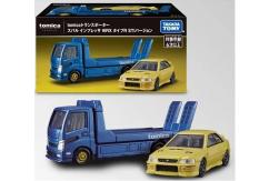 Tomica 1/64 Transporter with Subaru Impreza WRX Type R STi Version image