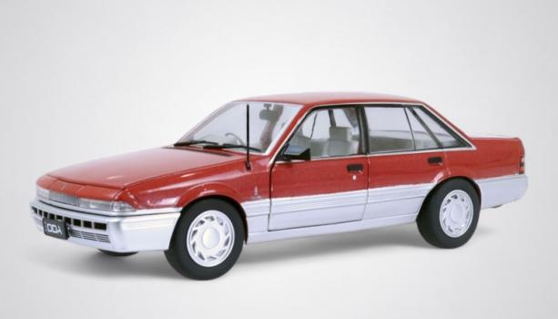 DDA 1/24 Holden VL Calais - Red/Silver