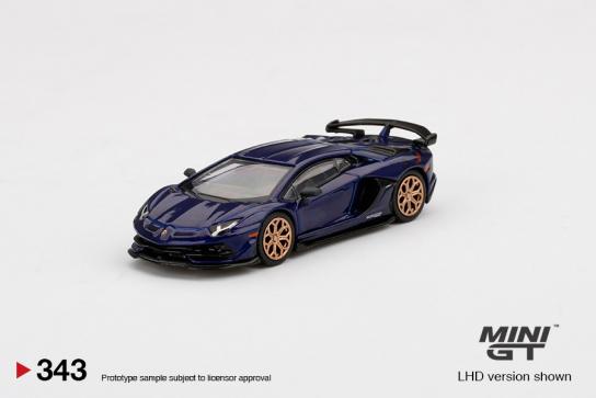 Mini GT 1/64 Lamborghini Aventador SVJ Viola Aletheia image