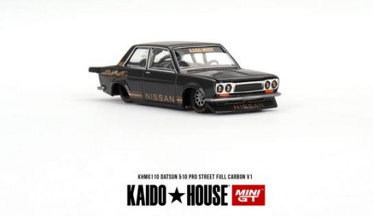 Mini GT 1/64 Datsun 510 Pro Street Full Carbon V1 Kaido House image