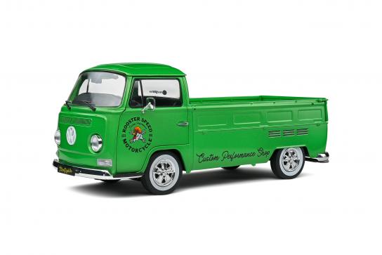 Solido 1/18 Volkswagen T2 Pick-up Green Custom 1968 image