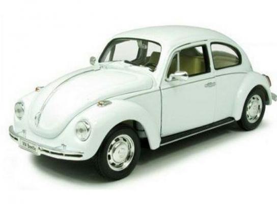 Welly 1/24 VW Beetle White (Old Shape) image