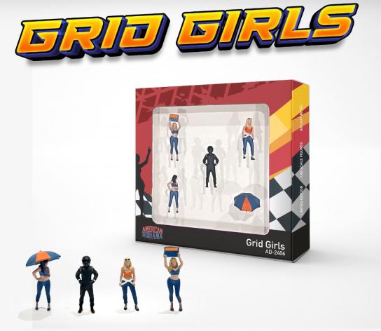 American Diorama 1/64 Grid Girls Set image