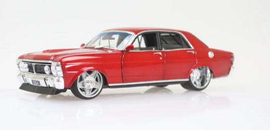 DDA 1/24 Ford XY Falcon Custom Super Charged Barra Engine Candy Red image