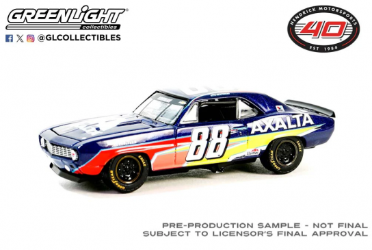Greenlight 1/64 Chevrolet Camaro #88 1969 Hendricks Motorsport image