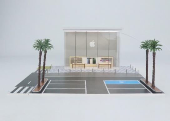 G-Fans 1/64 Apple Store Building with LED Lights image