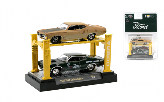 M2 Machines 1/64 1970 Ford Torino Cobra Twin Pack image
