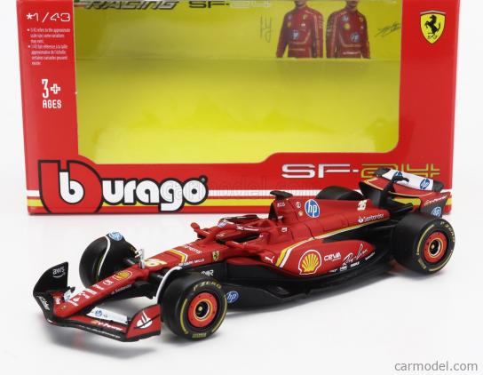 Bburago 1/43 Ferrari Racing SF-24 F1 2024 #16 Charles Leclerc image