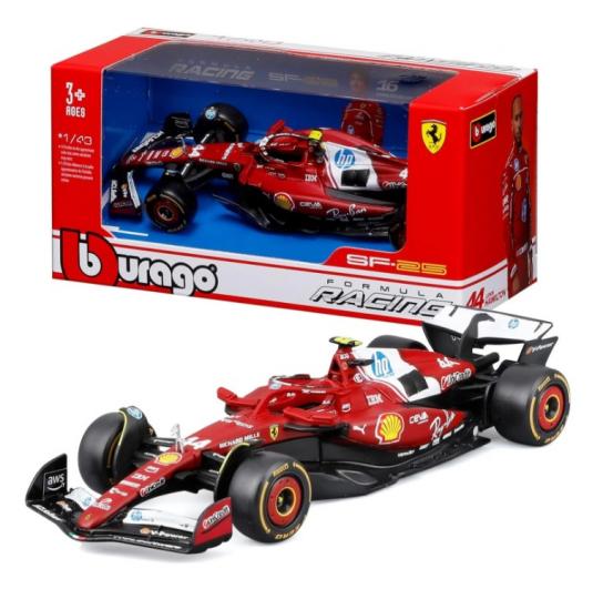 Bburago 1/43 Ferrari Scuderia SF-25 F1 2025 #44 Lewis Hamilton image