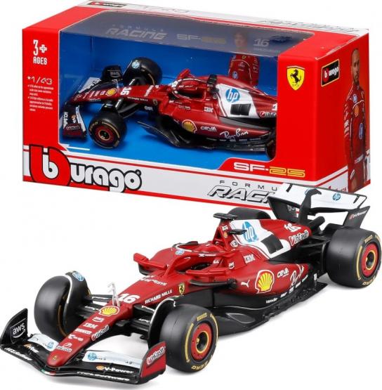 Bbruago 1/43 Ferrari Scuderia SF-25 F1 2025 #16 Charles Leclerc image