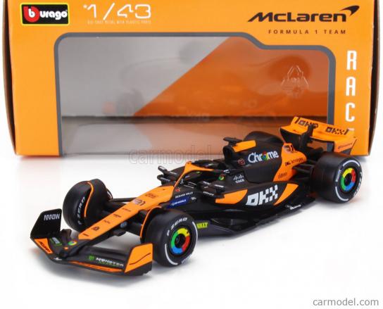 Bburago 1/43 McLaren MCL38 F1 2024 #81 Oscar Piastri image