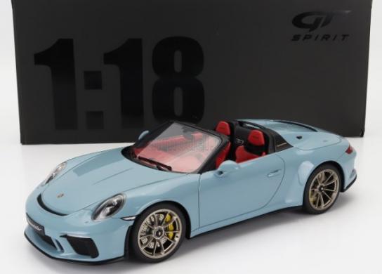 GT Spirit 1/18 Porsche 911 (991.2) Speedster Blue 2019 image