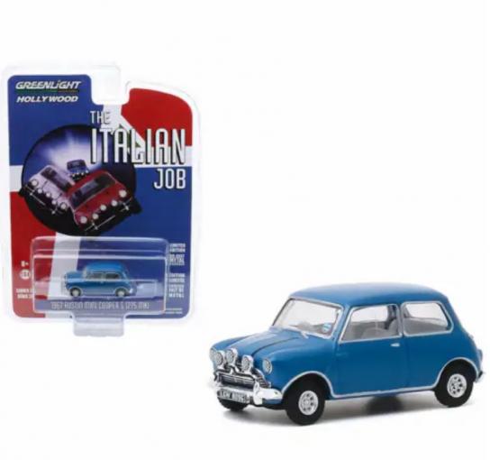 Greenlight 1/64 1967 Austin Mini Cooper S 1275 Mkl - Blue image