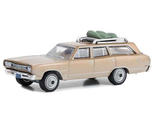 Greenlight 1/64 1969 Plymouth Satellite Station Wagon - Brady Bunch image