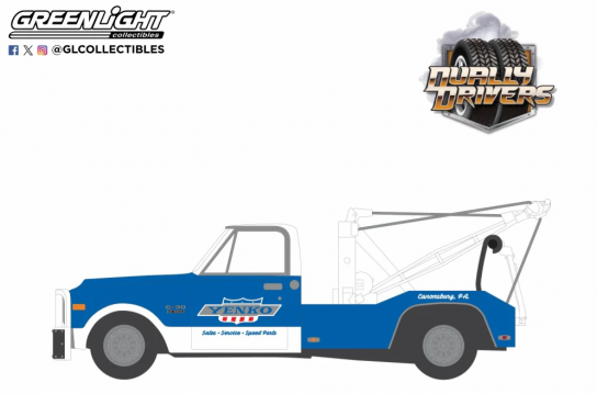 Greenlight 1/64 Chevrolet C30 Dually Wrecker 1969 image