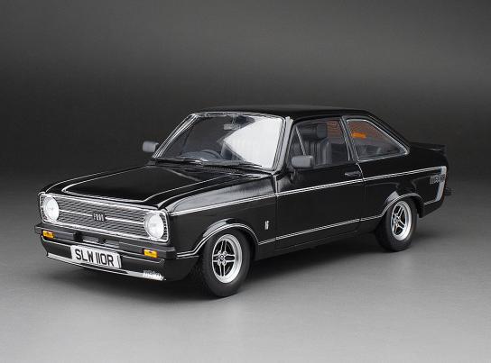 SunStar 1/18 Ford Escort Mk.II RS Mexico 1976 Black RHD image
