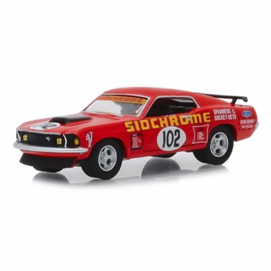 DDA 1/64 Ford Mustang Boss 302 'Sidchrome' 1969 #102 Jim Richards image