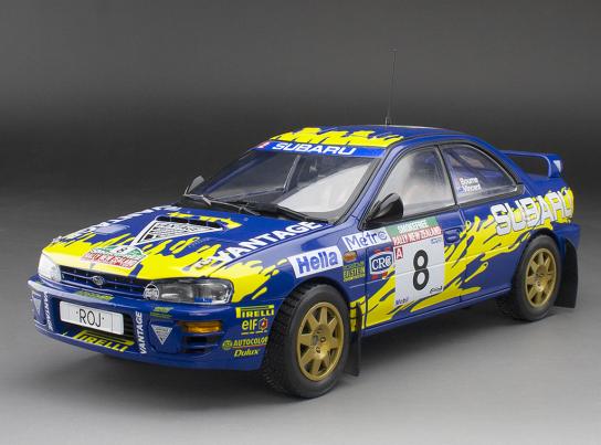 SunStar 1/18 Subaru Impreza 555 #8 Rally of NZ 1997 - Possum Bourne image