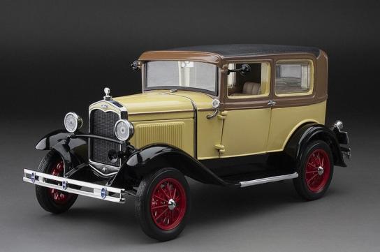 SunStar 1/18 Ford Model A Tudor 1931 Bronson Yellow image