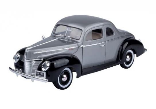 Motormax 1/18 1940 Ford Coupe Grey/Black image