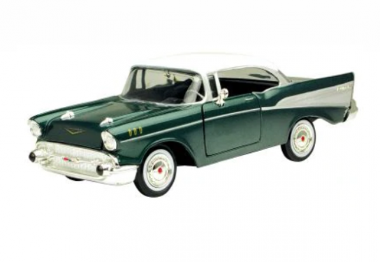 Motormax 1/24 Chev Bel Air 1957 - Green/White image