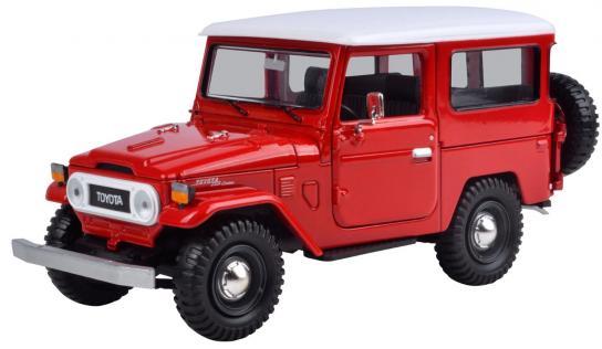 Motormax 1/24 1974 Toyota FJ40 Land Cruiser - Red image