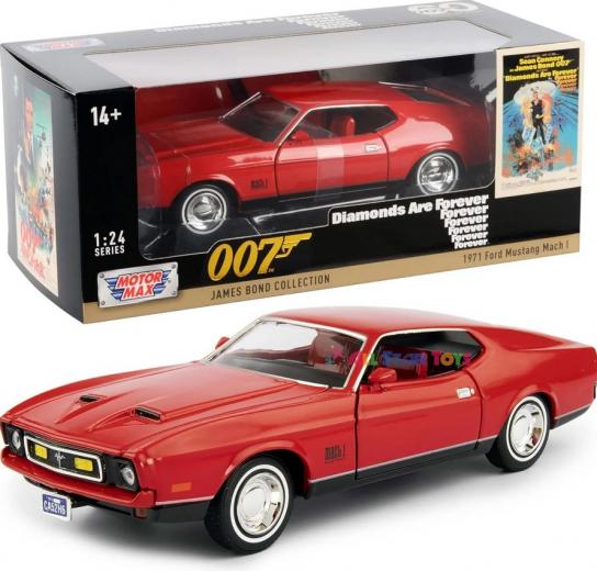 Motormax 1/24 Ford Mustang Mach 1 - 007 James Bond Collection image