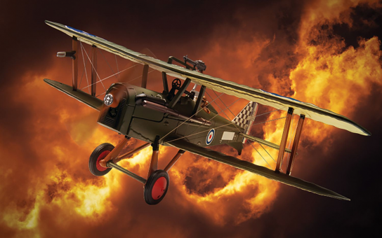 Corgi 1/48 SE5a Biplane Maj. Kieth Caldwell RAF France 1918 image