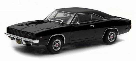 Greenlight 1/43 Dodge Charger R/T 1968 - Bullitt Black image