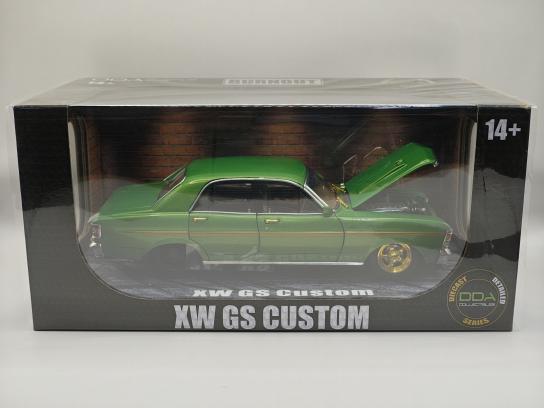 DDA 1/24 Ford XW Falcon GS Custom Burnout ~~~RARE GOLD CHASE CAR~~~ image