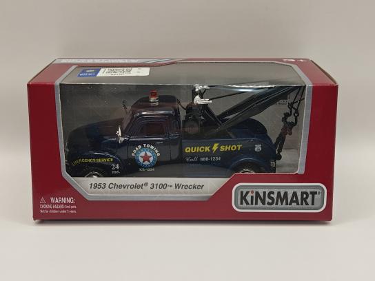 KiNSMART 1/38 Chevy Pick-Up Wrecker 1953 Black image
