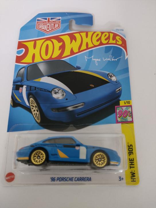 Hot Wheels '96 Porsche Carrera 'Magnus Walker' Blue image