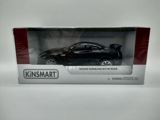 KiNSMART 1/36 Nissan GT-R R35 2009 Black image