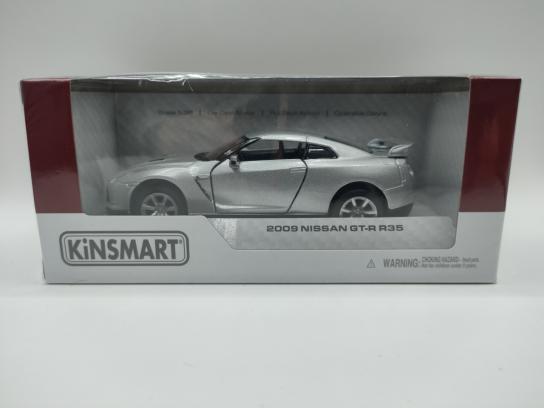 KiNSMART 1/36 Nissan GT-R R35 2009 Silver image