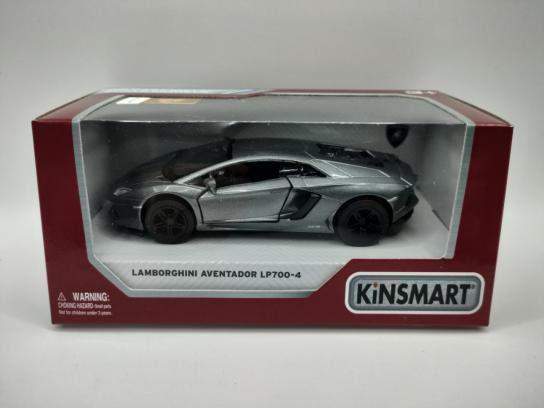 KiNSMART 1/38 Lamborghini Aventador LP700-4 Grey image