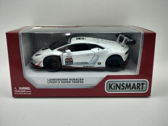 KiNSMART 1/36 Lamborghini Huracan LP 620-2 Super Trofeo White image