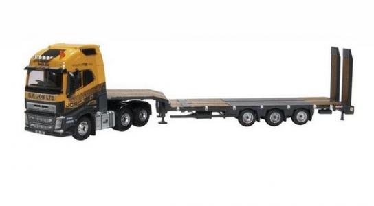 Oxford 1/76 Volvo FH4 GXL Nooteboom Semi Low Loader image