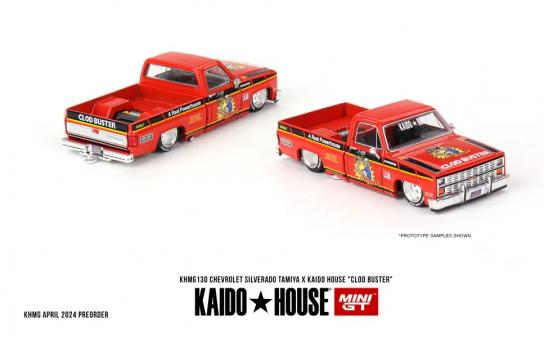 Mini GT 1/64 Chevy Silverado 1983 "Tamiya Clod Buster" Kaido House image