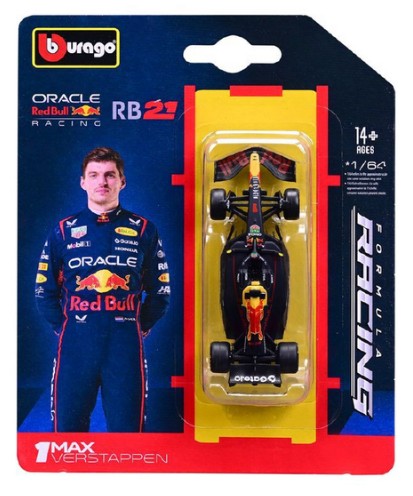 Bburago 1/64 Oracle Red Bull Racing RB21 F1 2025 #1 Max Verstappen image